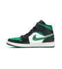 Кроссовки Air Jordan 1 Mid Green Toe