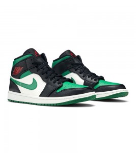 Кроссовки Air Jordan 1 Mid Green Toe - ???? ?20