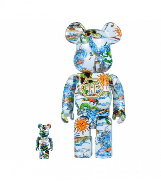 Bearbrick x Philipp Plein 100% & 400% Set Multi