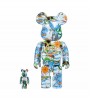 Bearbrick x Philipp Plein 100% & 400% Set Multi