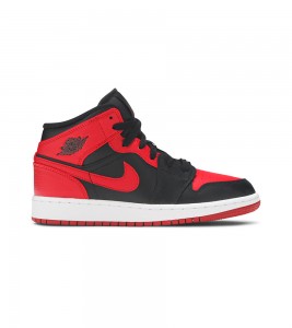 Кроссовки Air Jordan 1 Mid Banned 2020 GS