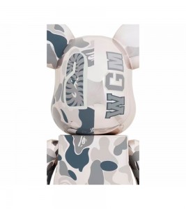 Bearbrick x BAPE Camo Shark 1000% Silver - ???? ?20