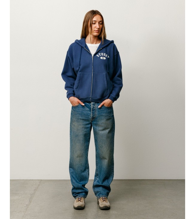 Худи Stussy Varsity Zip Hoodie Navy