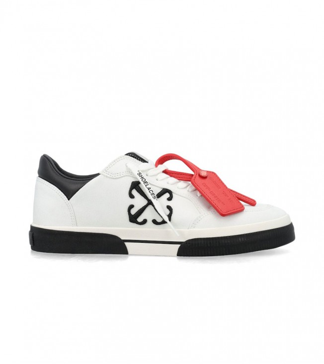 OFF-WHITE New Low Vulcanized White Black
