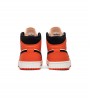Кроссовки Air Jordan 1 Mid Team Orange Black