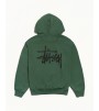 Худи Stussy Basic Stüssy Hoodie Pigment Dyed Pine