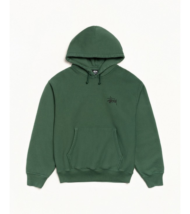 Худи Stussy Basic Stüssy Hoodie Pigment Dyed Pine