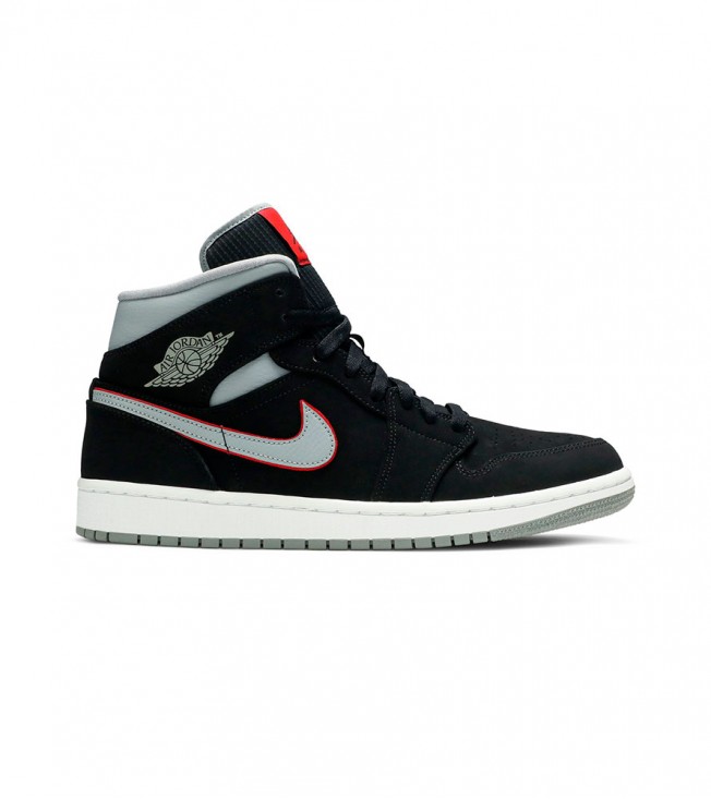 Кроссовки Air Jordan 1 Mid Black Grey