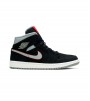 Кроссовки Air Jordan 1 Mid Black Grey