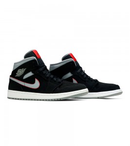 Кроссовки Air Jordan 1 Mid Black Grey - ???? ?20