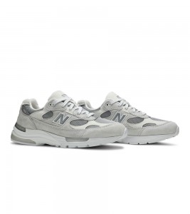 Кроссовки New Balance 992 White Silver - Фото №2