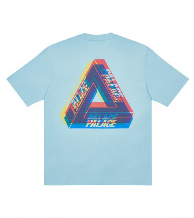 Футболка Palace Tri-Ferg Colour Blur T-Shirt Pale Blue
