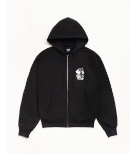 Худи Stussy Tall Dice Zip Hoodie Black