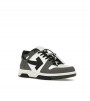 OFF-WHITE Out Of Office OOO Low Tops Dark Gray Black