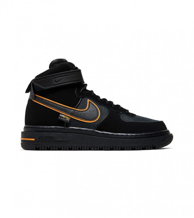 Nike Air Force 1 Boot Cordura Black Gold