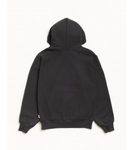 Худи Stussy Fleece Hoodie Black - Фото №2