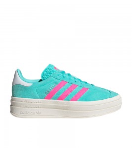 adidas Gazelle Bold Flash Aqua Lucid Pink WMNS