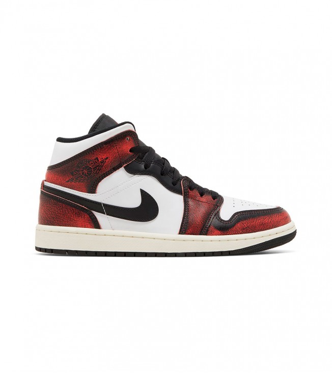 Jordan 1 Mid Wear-Away Chicago