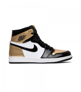 Кроссовки Jordan 1 Retro High NRG Patent Gold Toe