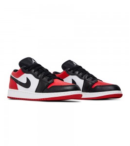 Кроссовки Jordan 1 Low Bred Toe (GS) - ???? ?20