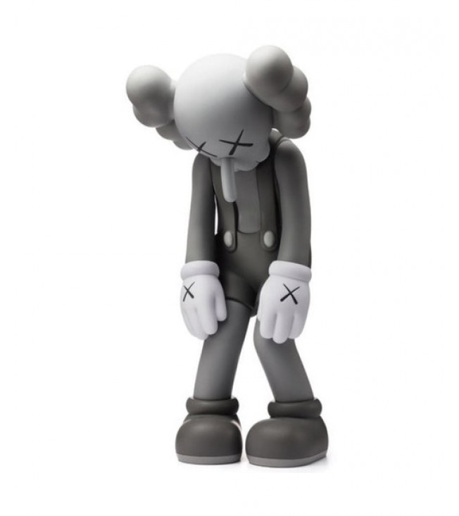 KAWS Small Lie Companion Vinyl Figure Grey 28 См