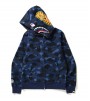 Худи BAPE CAMO SHARK NAVY FULL ZIP HOODIE