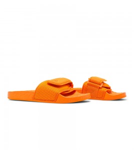 Шлепанцы Pharrell x adidas Boost Slide Orange - Фото №2