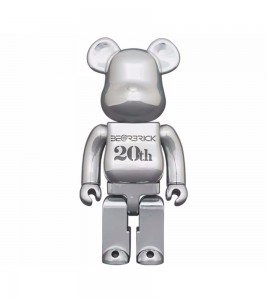 Bearbrick 20th Anniversary 400% Chrome Ver.