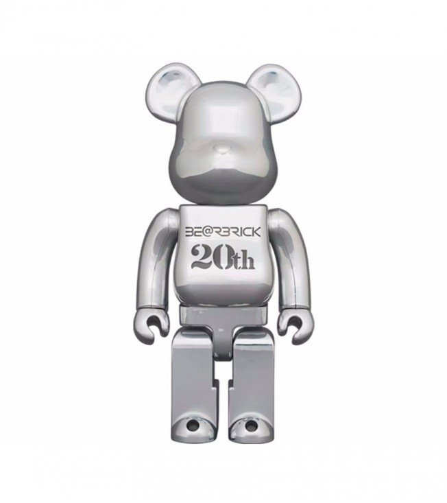 Bearbrick 20th Anniversary 400% Chrome Ver.