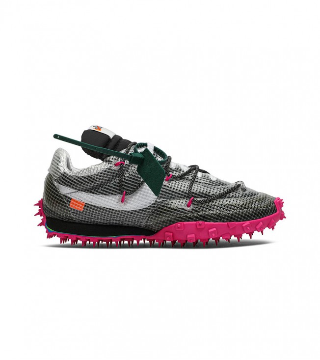 Off-White x Nike Wmns Waffle Racer Fuchsia