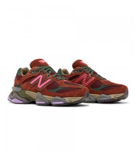 New Balance 9060 Rich Oak Burgundy - Фото №2