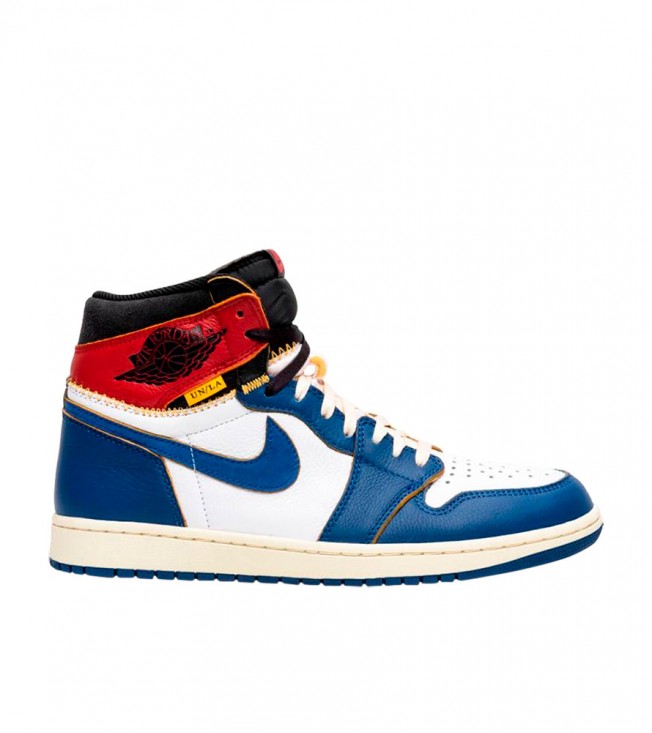 Кроссовки Jordan 1 Retro High Union Los Angeles Blue Toe