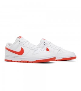 Nike Dunk Low Retro White Picante Red - Фото №2