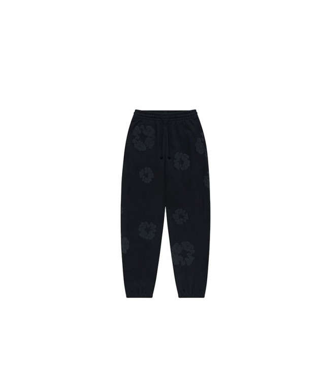 Штаны Denim Tears Cotton Wreath Black Monochrome