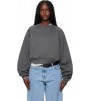 Свитшот Fear Of God Essentials Gray Holiday Embossed 90s Raglan Crewneck Sweatshirt