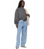 Свитшот Fear Of God Essentials Gray Holiday Embossed 90s Raglan Crewneck Sweatshirt