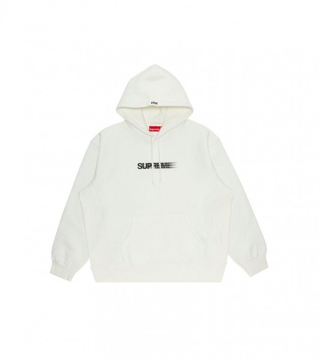 Supreme Motion Logo Hooded Sweatshirt (SS23) White
