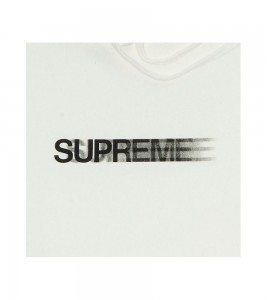 Supreme Motion Logo Hooded Sweatshirt (SS23) White - Фото №2