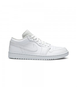 Кроссовки Air Jordan 1 Low Triple White WMNS