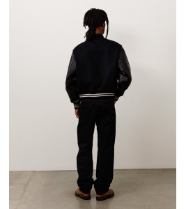 Куртка Stussy Wool Varsity Jacket Black - Фото №2
