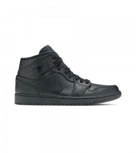 Кроссовки Air Jordan 1 Mid Triple Black
