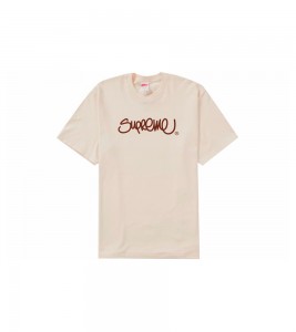 Футболка Supreme Handstyle Tee Natural