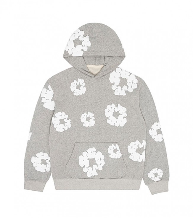 Худи Denim Tears The Cotton Wreath Sweatshirt Grey