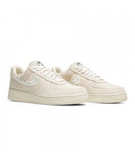Stussy x Nike Air Force 1 Low Fossil - Фото №2