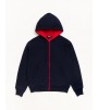 Худи Stussy Double Faced Zip Hoodie Navy