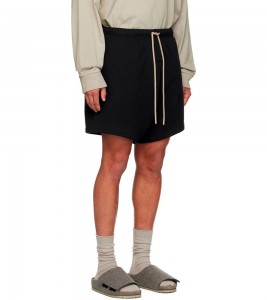 Шорты Fear of God Essentials Black Bonded Shorts Jet Black - Фото №2