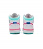 Кроссовки Air Jordan 1 Mid White Pink Green Soar GS