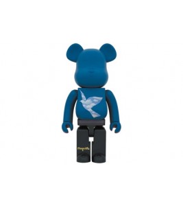 Bearbrick Rene Magritte (L'oiseau de ciel 1965/La belle societe 1965) 1000%