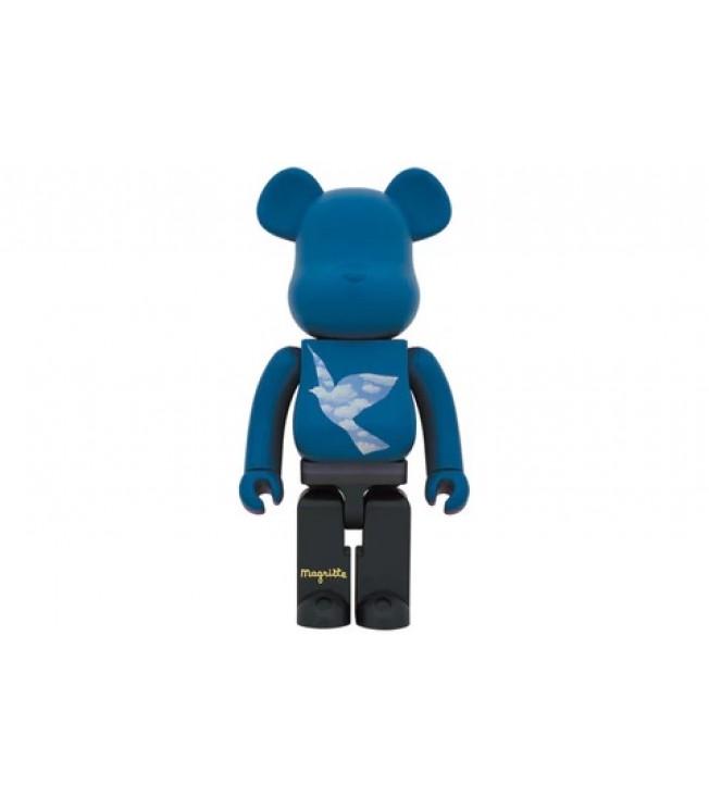 Bearbrick Rene Magritte (L'oiseau de ciel 1965/La belle societe 1965) 1000%