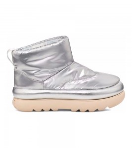 UGG Classic Maxi Mini Boot Metallic Silver WMNS